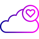 Free Cloud Data Server Icon