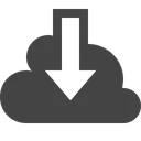 Free Cloud Download Icon