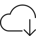 Free Cloud Download Icon