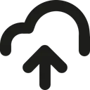 Free Cloud Data Upload Icon