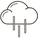 Free Cloud Rainy Weather Icon