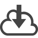 Free Cloud Download O Icon