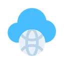 Free Cloud Internet  Icon