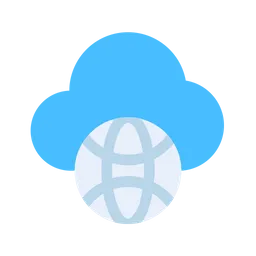 Free Cloud Internet  Icon