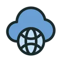 Free Cloud Internet  Icon