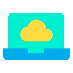 Free Cloud  Laptop  Icon
