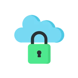 Free Cloud Locked  Icon