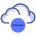 Free Cloud löschen  Symbol