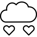 Free Cloud Love  Icon
