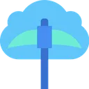 Free Cloud Mining Trading Cloud Icon