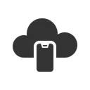 Free Mobile Smartphone Cloud Icon