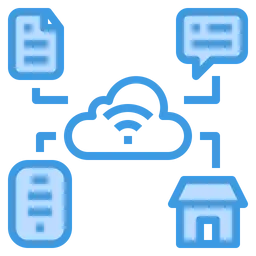 Free Cloud Network  Icon