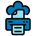 Free Cloud printing  Icon