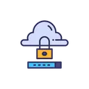 Free Cloud Privacy  Icon