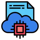 Free Cloud-Prozessor  Symbol