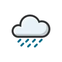 Free Cloud Rain  Icon