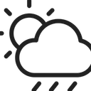 Free Cloud Rain Rain Raining Icon