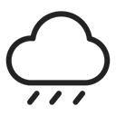 Free Cloud Rain Rain Raining Icon