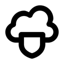 Free Cloud-Schutz  Symbol