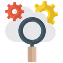 Free Cloud Searching Cloud Computing Cloud Technology Icon