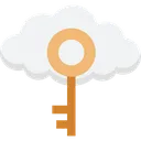 Free Cloud Security Cloud Computing Network Security Icon