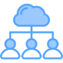 Free Cloud server  Icon