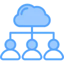 Free Cloud server  Icon
