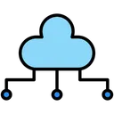 Free Cloud Share Cloud Data Icon
