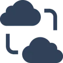 Free Cloud Network Cloud Sharing Cloud Computing Icon