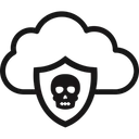 Free Cloud Sicherheit Datenschutz Datensicherheit Symbol