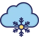 Free Cloud Snow  Icon