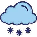 Free Cloud Snow  Icon