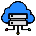 Free Cloud Data Storage Icon