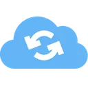 Free Cloud-Synchronisierung  Symbol