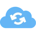 Free Sync Synchronize Cloud Icon