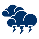 Free Cloud Lightning Thunder Icon