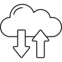 Free Cloud Ubertragung Ubertragung Cloud Symbol