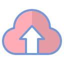 Free Cloud Upload  Icon
