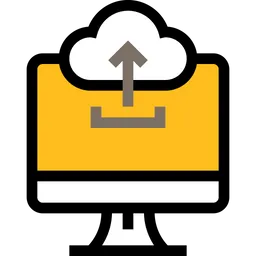 Free Cloud Upload  Icon