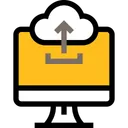 Free Cloud Upload  Icon