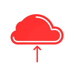 Free Cloud Upload  Icon