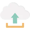 Free Cloud Computing Cloud Storage Cloud Uploading Icon