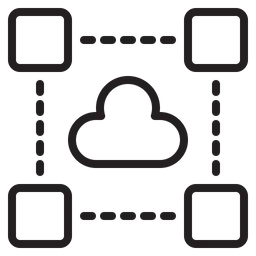 Free Cloud-Verbindung  Symbol