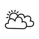 Free Cloud Warm Weather Icon