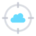 Free Cloud Ziel Daten Symbol