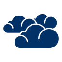 Free Weather Cloudy Clouds Icon