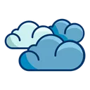 Free Weather Cloudy Clouds Icon