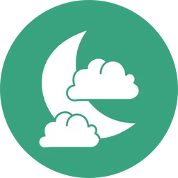 Free Cloudy Night  Icon