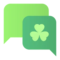 Free Clover Chat  Icon