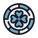 Free Clovers Casino Chips Gambler Icon